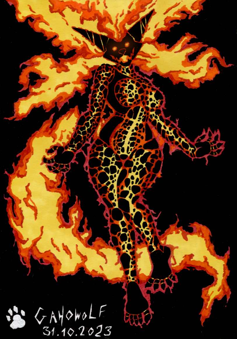 Inktober#2023. Day 31 : Fire.