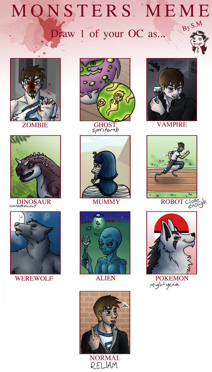 Monster Mem Monster Meme by hitodama89 on DeviantArt