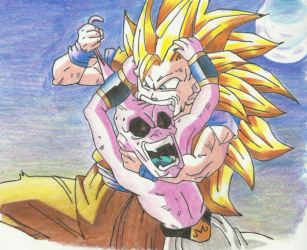 Goku Vs Majin Boo By J S S C On Deviantart.