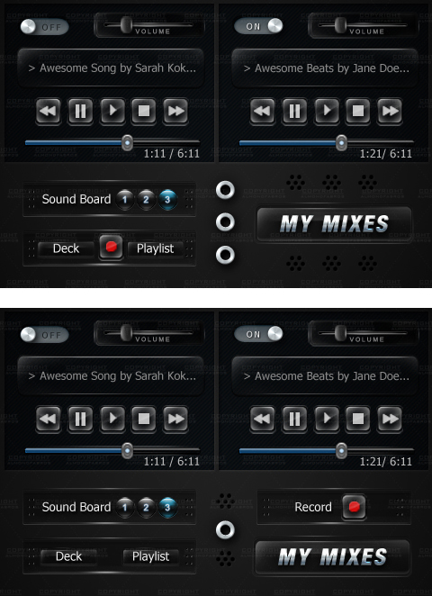 iMixThis GUI Design V4