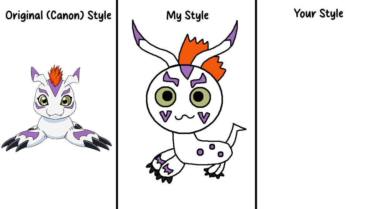 Gomamon In My Style by AnnieandroFan on DeviantArt