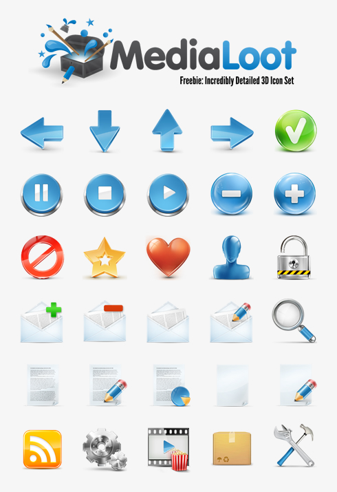Medialoot icons by lazymau