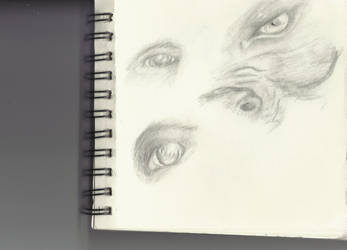 Sketch of eyes