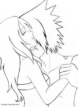 SasuSaku Lineart