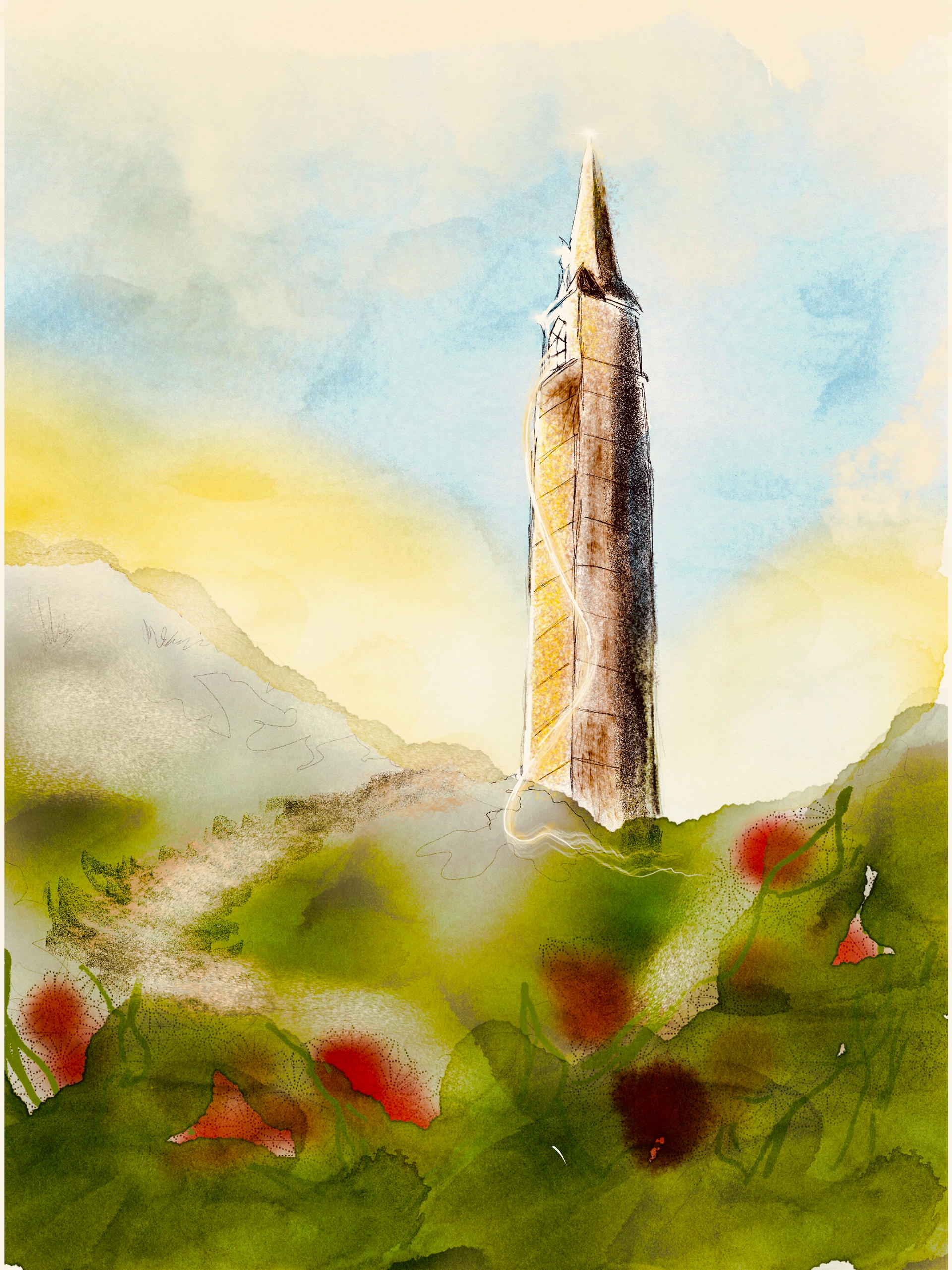 Rapunzels Tower by WolfieKateArt on DeviantArt