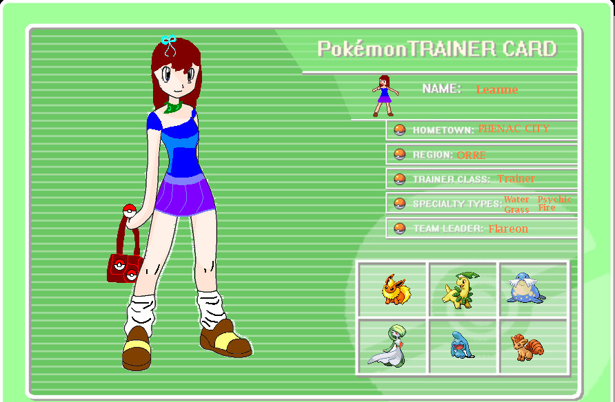 My Pokemon Trainer OC