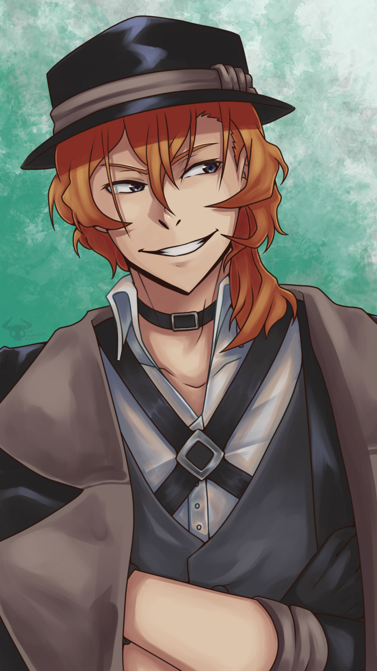 Chunta Azuaya Portrait of Chuuya by anadventureawaits on DeviantArt