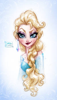 Gorgeous Elsa, Girl With an Ice Earring (: