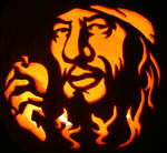 Captain Barbossa Pumpkin by johwee