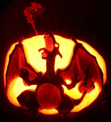 Charizard - Pumpkin of Fire