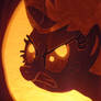 Twilight Sparkle Pumpkin Face