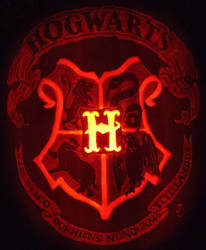Hogwarts Crest Pumpkin