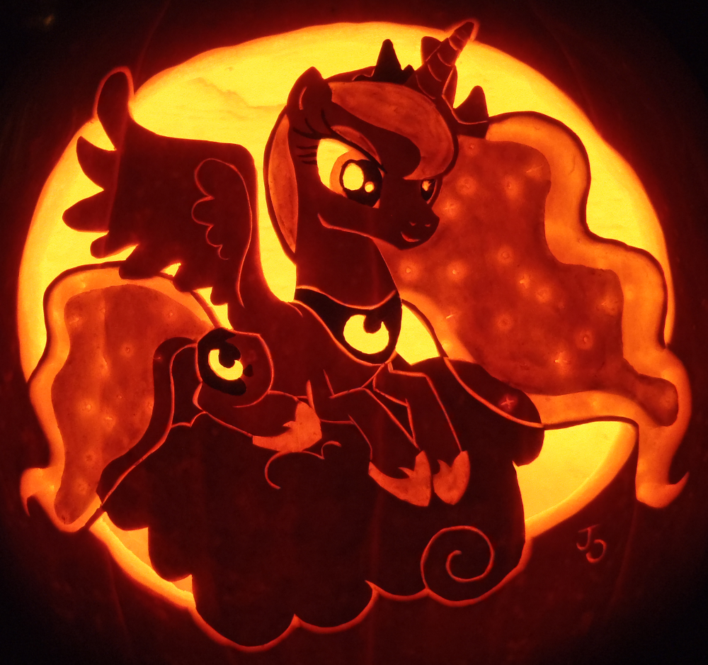 Nightmare Night - Princess Luna Pumpkin