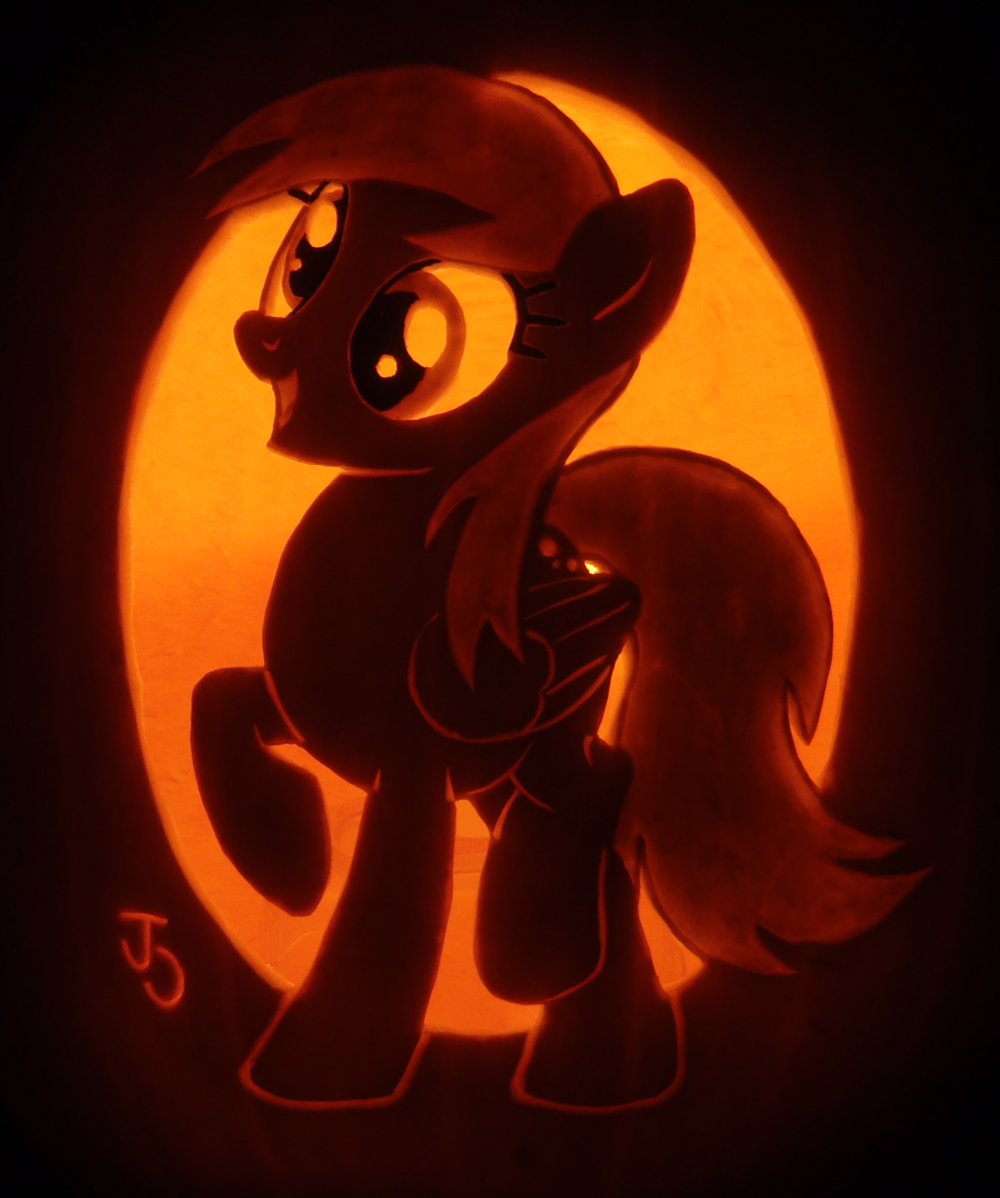 Rainbow Dash Pumpkin Stencil rainbow-dash-pumpkin-stencil