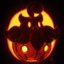 Pumpkaboo on a Pumpkin
