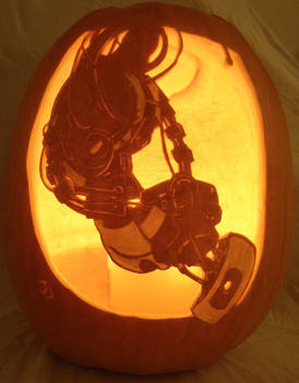 GLaDOS Pumpkin Light Version