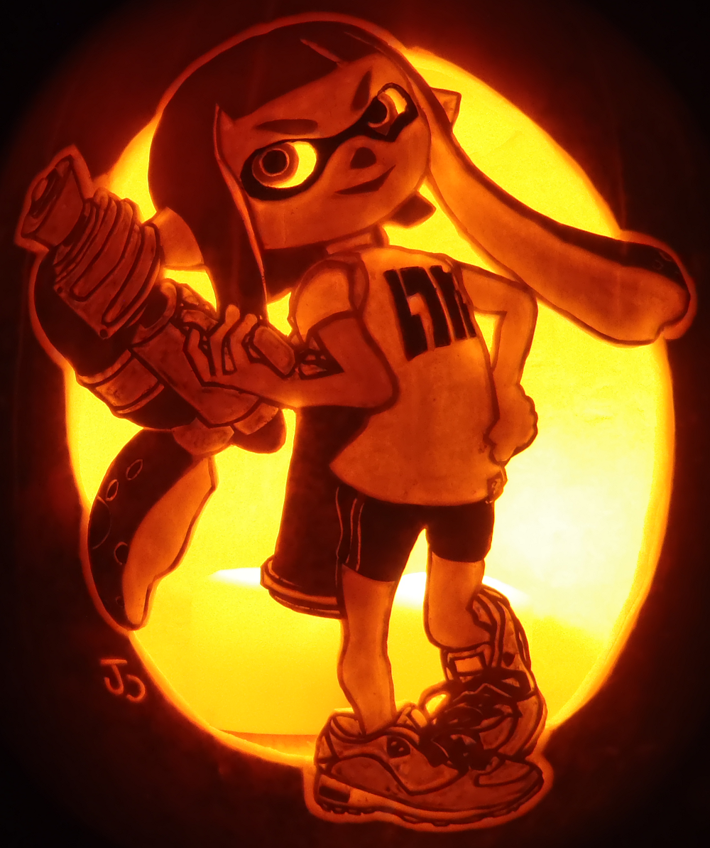 Are you a Kid? Inkling Girl Pumpkin