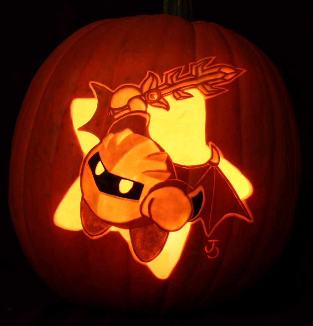 Meta Knight Pumpkin Light by johwee on DeviantArt