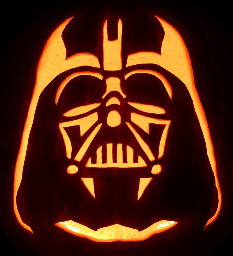 darth maul pumpkin stencil