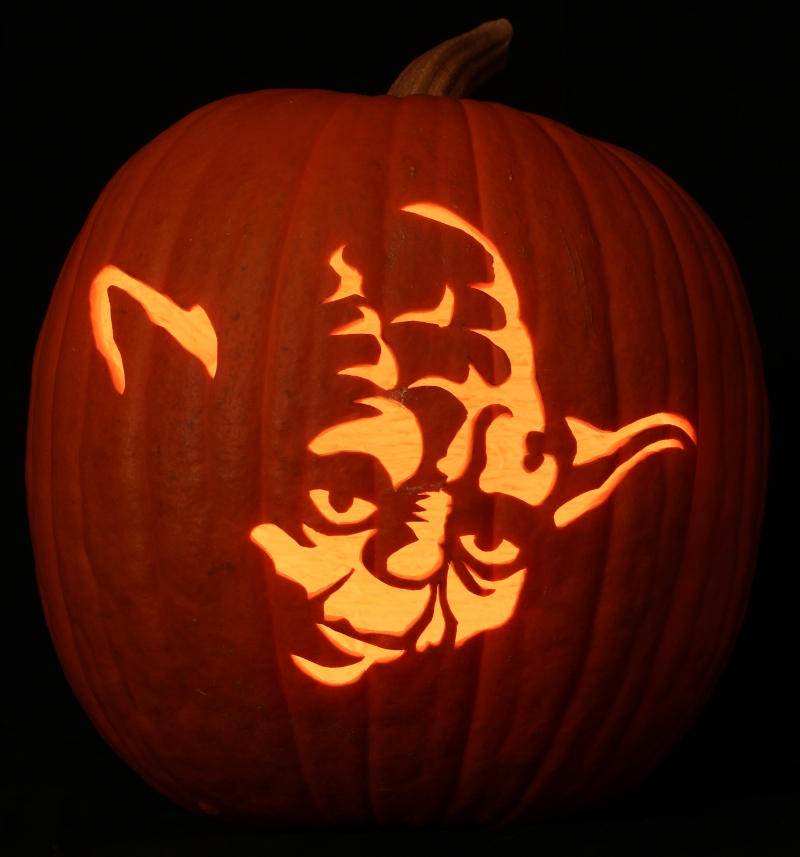 Yoda Pumpkin Light Version