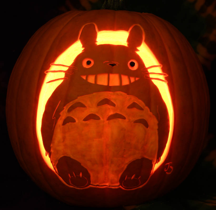Totoro Pumpkin Light Version By Johwee On DeviantArt