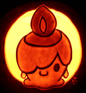 Candle Pokemon - Litwick Pumpkin