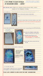 Watercolour DIY Iphone case (EXPECTO PATRONUM)