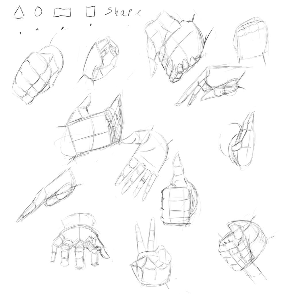 Hand sketches practice by angel3585 on DeviantArt