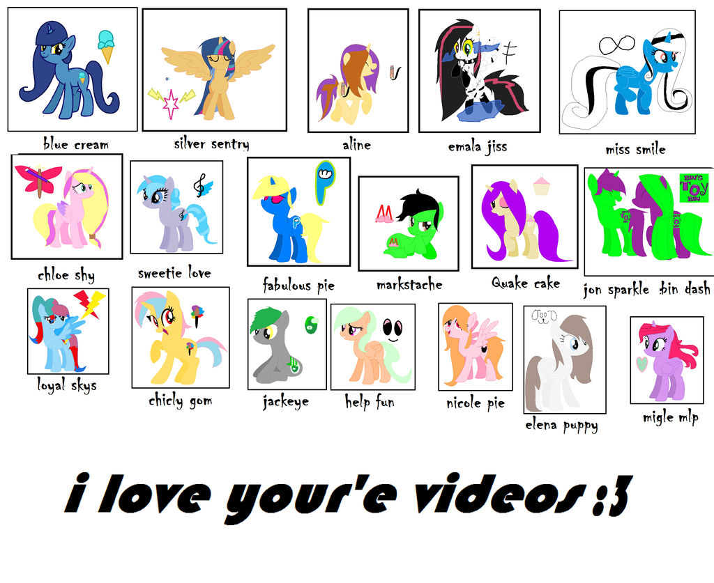 Youtubers As Ponies