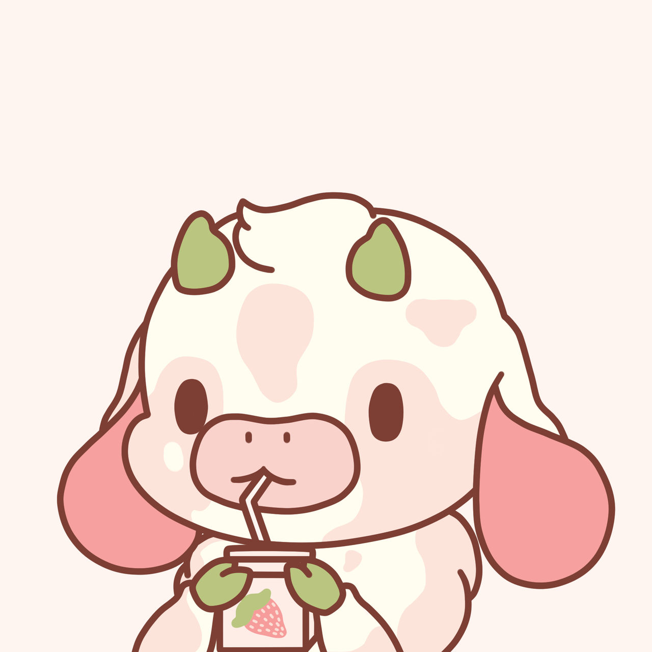 Look at you, Strawberry Cow! by TheRabbitFollower on DeviantArt