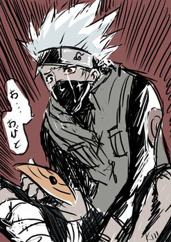 kakashi crying