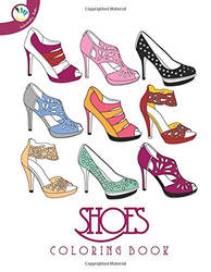 Shoes Adult Coloring Book (Front Cover)