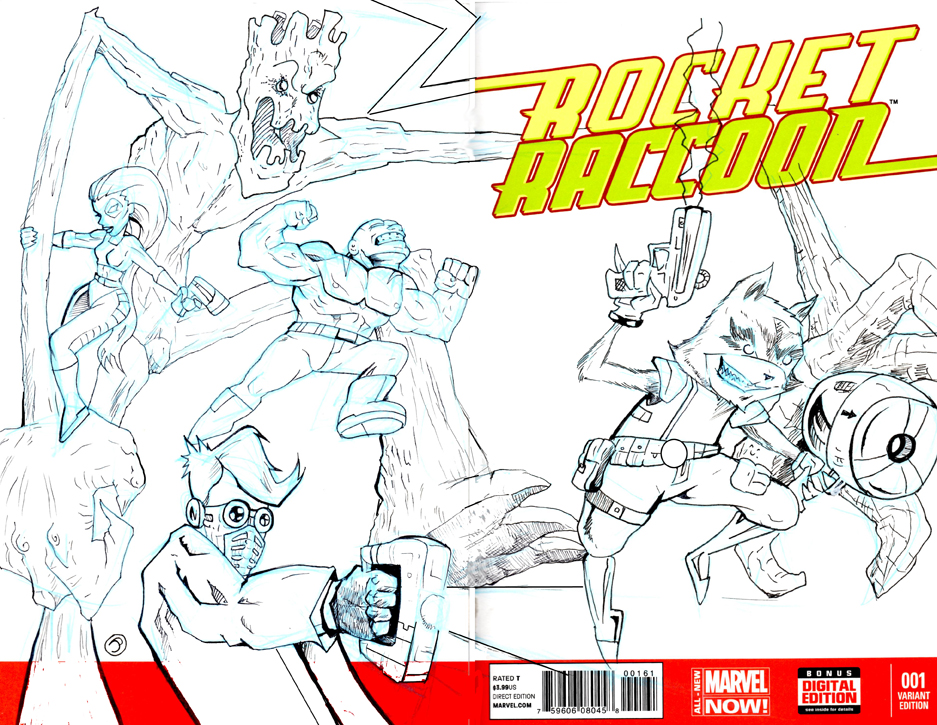 Rocket Raccoon 1 Variant Cover