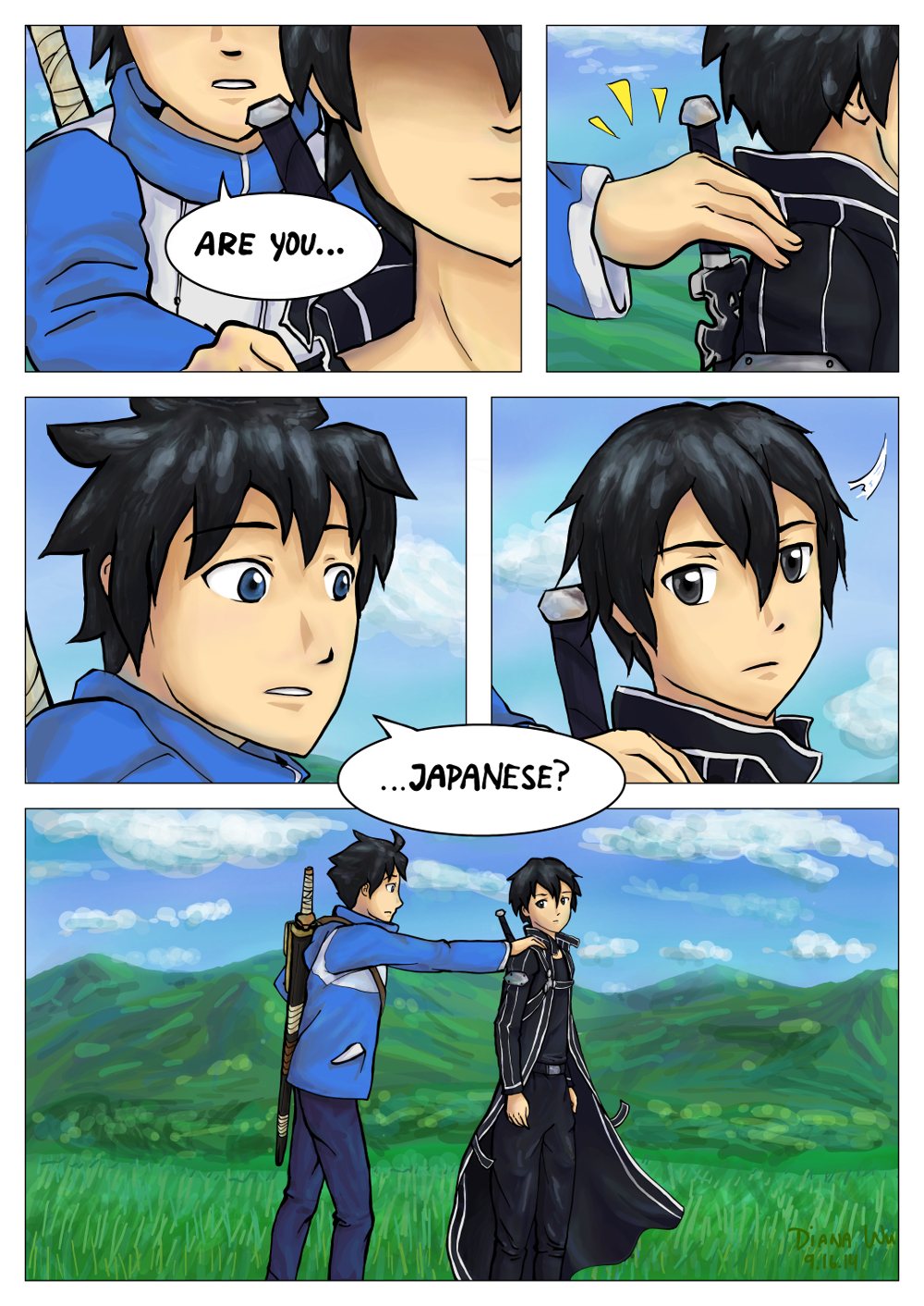 Probably the most blursed crossover yet (Crossover Art Online #27 - SAO x Isekai  Ojisan) : r/swordartonline