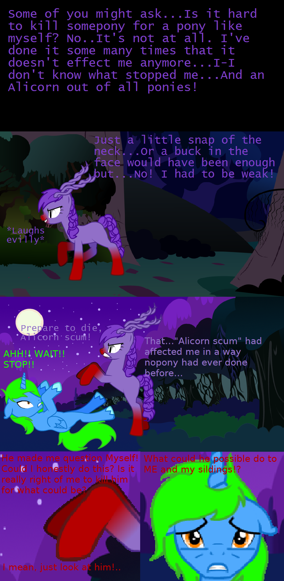 Nut Job x Sparky Comic Part 2- Alicorn Scum