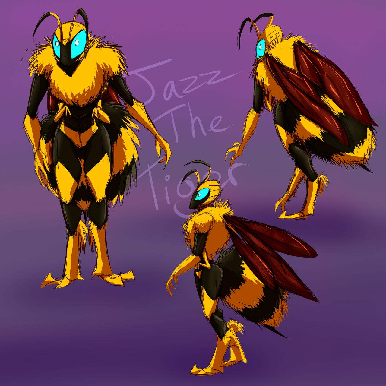 Bee Deviantart Style Another Bee Design by JazzTheTiger on DeviantArt