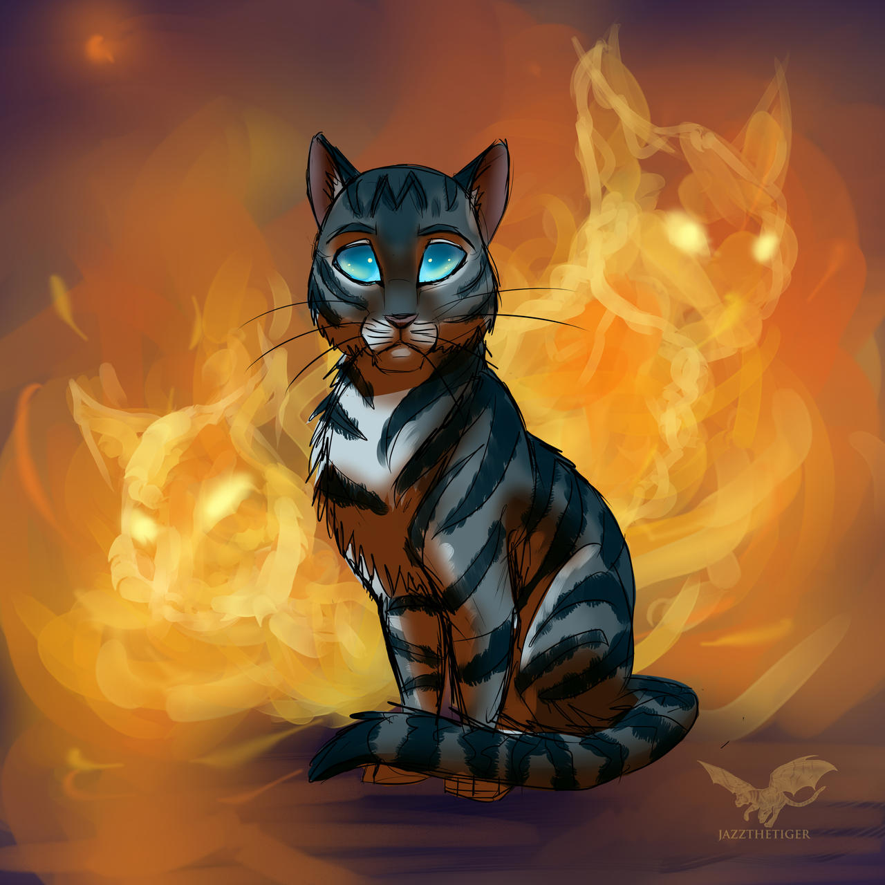 Warrior Jayfeather AU by paintedpaw-cat on DeviantArt