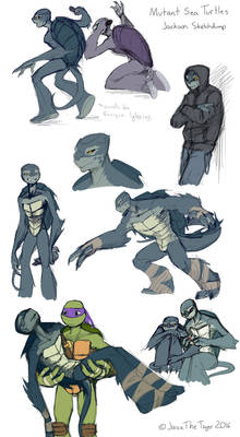 Sketchdump: Mutant Sea Turtles - Jackson