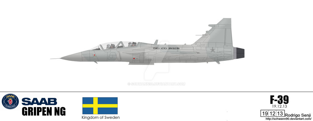 SAAB Gripen NG FAB F-39F by Schwann90 on DeviantArt