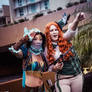 Steampunk Princess Jasmine and Princess Merida