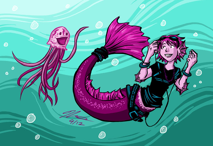 What up jellyfish? by VanessaSatone