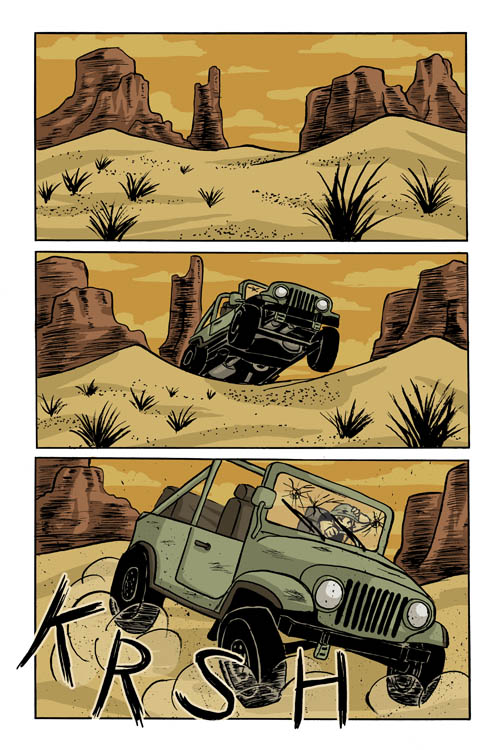 Desert Racing - colored