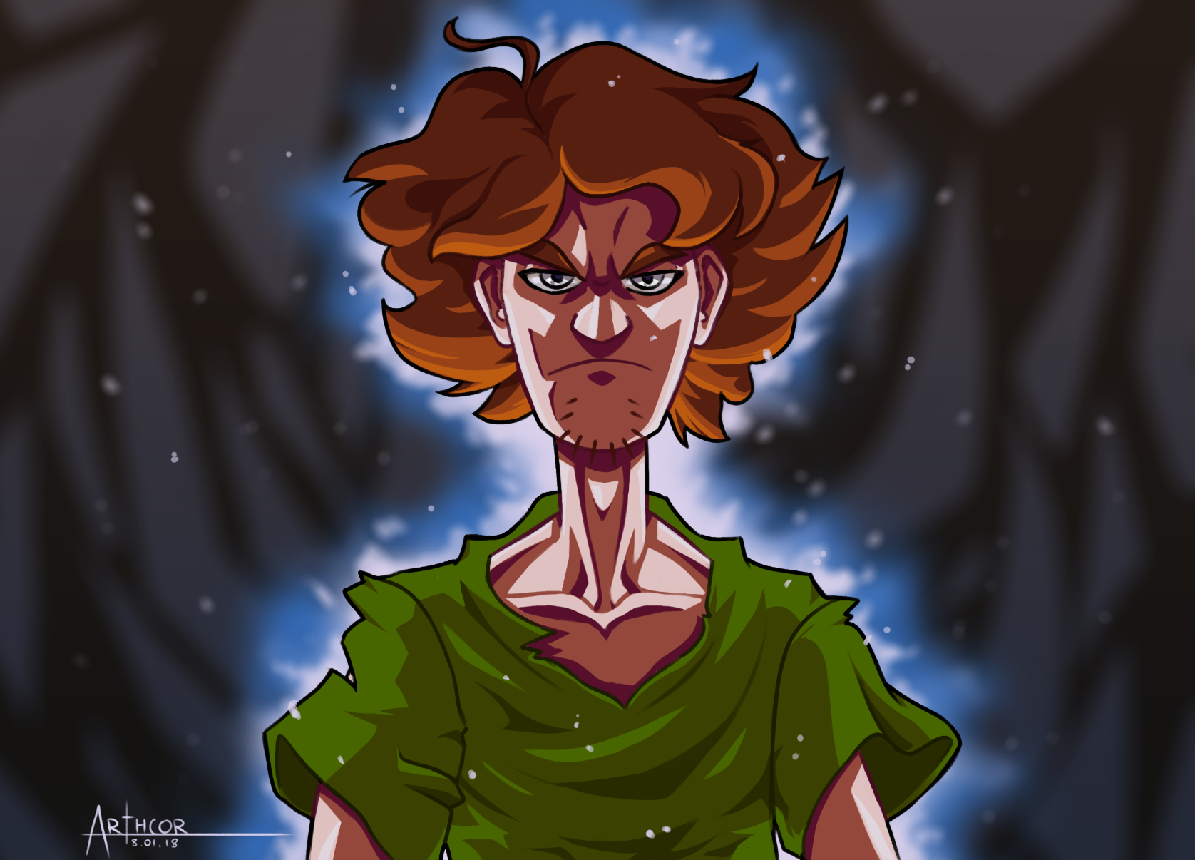Ultra Instinct Shaggy by arthcor on DeviantArt
