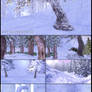 Ice Woods - premade backgrounds
