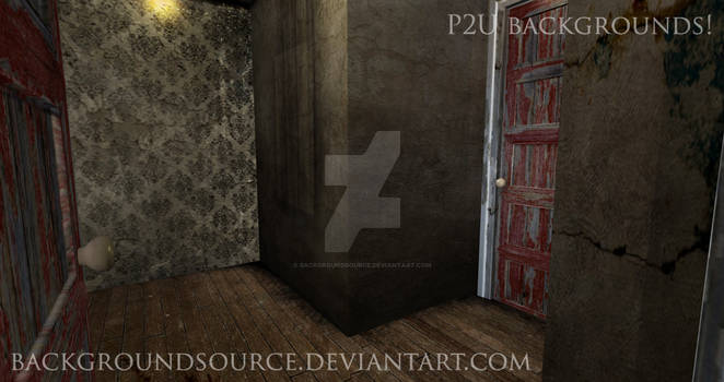 Creepy Doorway - p2u Background