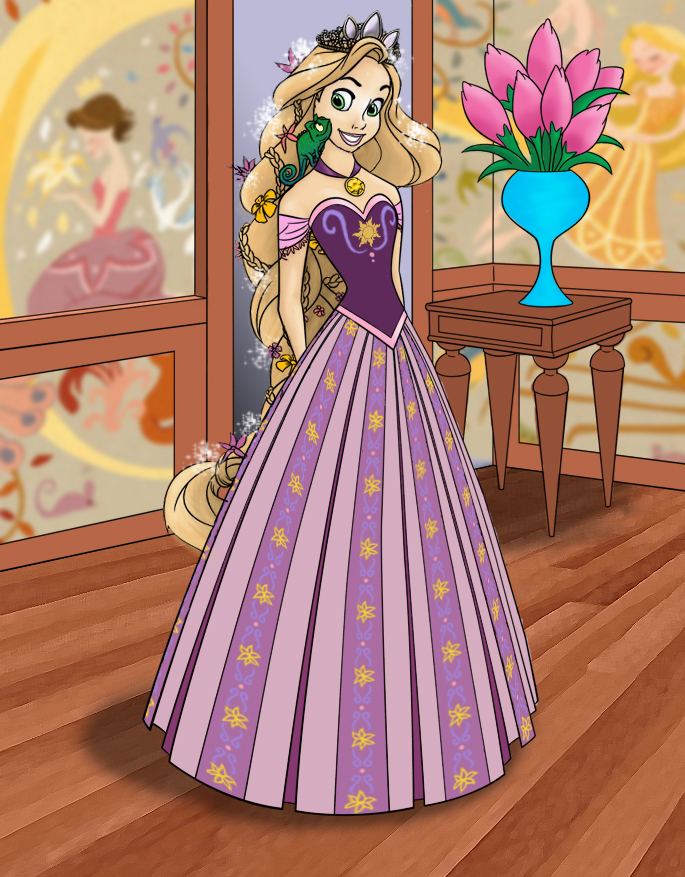 Coronation Dress: Rapunzel (Braid) by Nytewell on DeviantArt Coronation Dress: Rapunzel (Braid) by Nytewell on DeviantArt