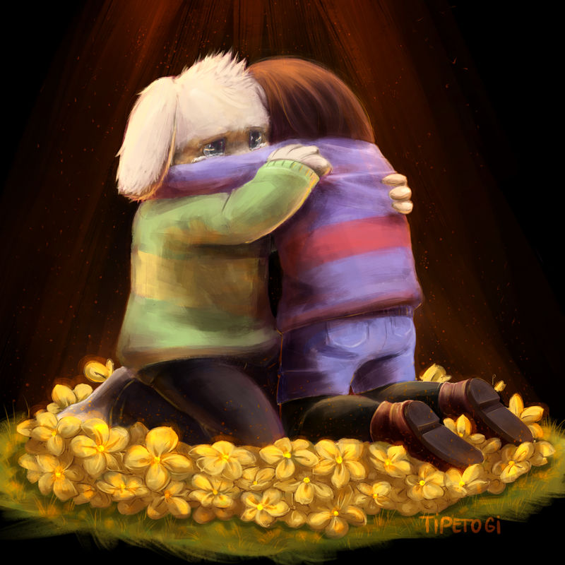 [Comfort him] - Undertale