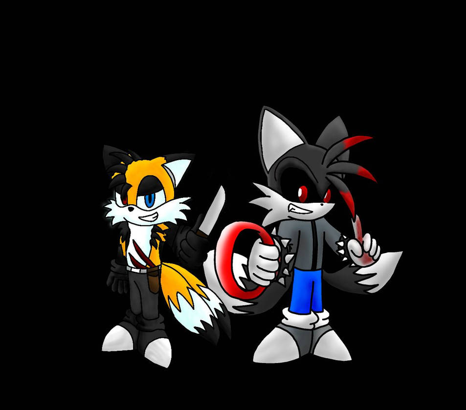 Evil Tails Deviantart Da brothas unite!!!! Foxmike exe and evil tails by Foxmike01 on DeviantArt