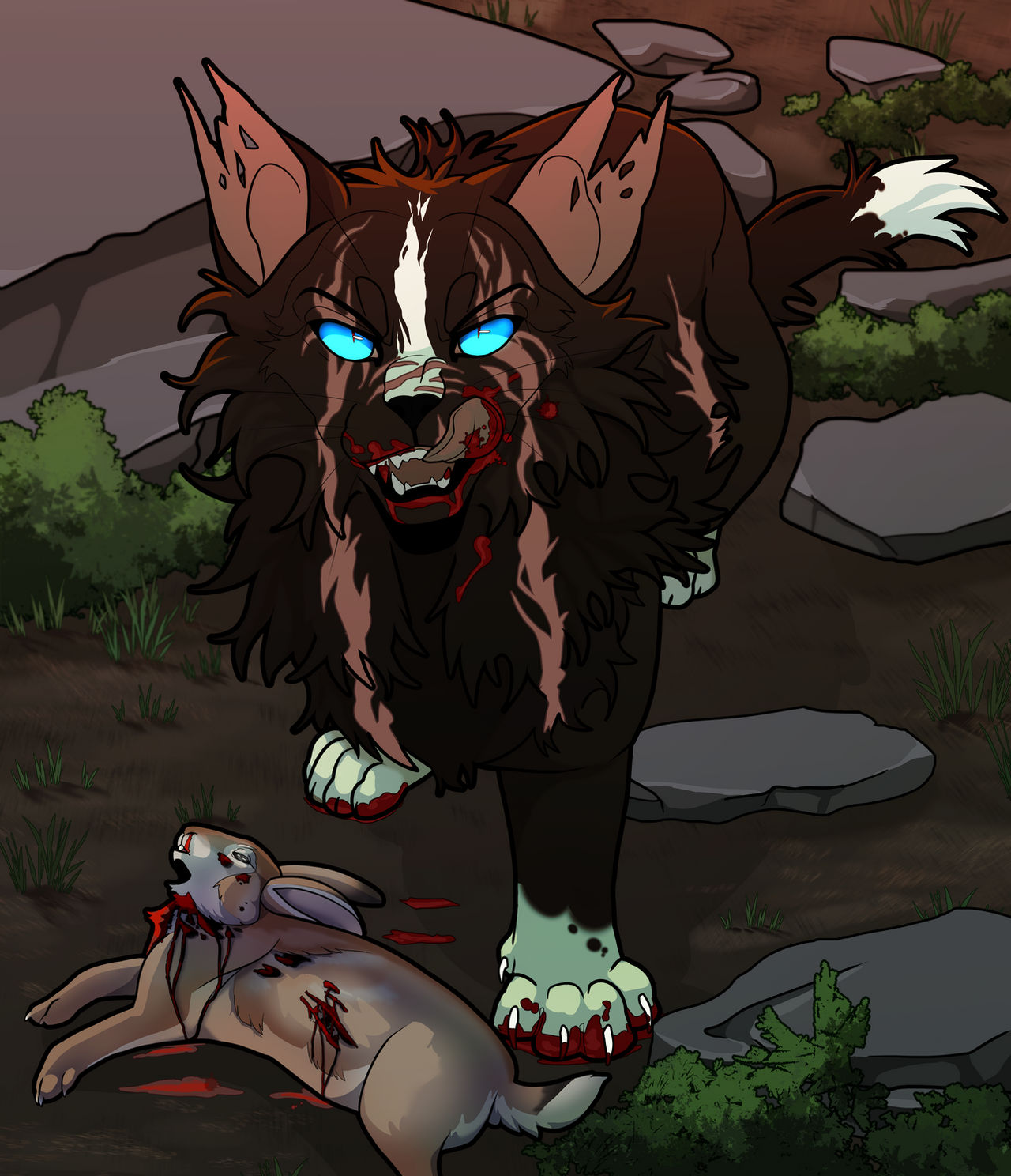 Killer Rabbits Deviantart Rabbit Kill-BaneHollow by Evi1Wolf on DeviantArt