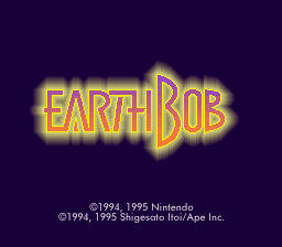 EarthBob Title Screen